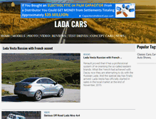Tablet Screenshot of ladacars.org
